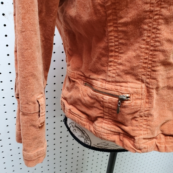 LAL Live A Little Corduroy Moto Jacket XL - Picture 4 of 8